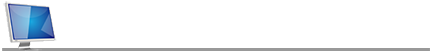 Avdelare i form av grå linje med en dataskärm till vänster