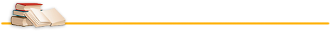 Avdelare i form av en gul linje med en boktrave i vänstra hörnet