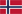 Liten flagga Norge
