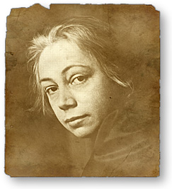 Foto av Käthe Kollwitz som ung