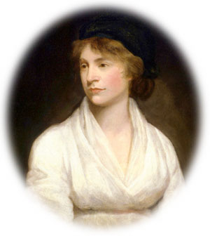 Målning av Mary Wollstonecraft
