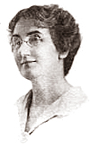 Porträttfoto av Eleanor May Moore i medelåldern
