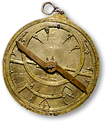 Foto av astrolabium från cirka år 459