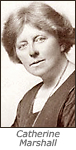 Porträttfoto av Catherine Marshall med hennes namn under