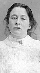 Foto av Adela Pankhurst som ung