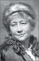 Porträttfoto av Anne Cobden-Sanderson på äldre dar