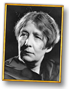 Porträttfoto av Sylvia Pankhurst på äldre dar