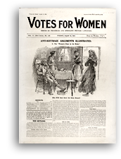 Omslag till tidningen "Votes for Women"