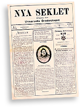 Omslag till tidningen "Nya Seklet"