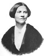 Foto av medelålders Lucy Stone