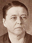 Porträttfoto av Bertha Wellin på äldre dar