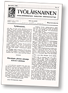 Omslag till tidningen Työläisnainen