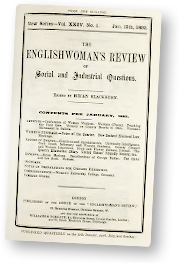 Ett omslag till tidningen The Englishwoman's Journal