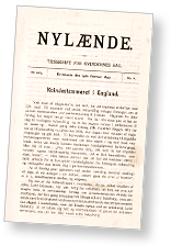 Omslag till tidningen Nylænde