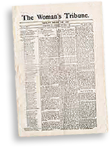 Omslag till tidningen The Woman's Tribune