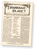 Omslag till tidningen Tjänarinne-Bladet