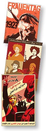 Affischer för internationella kvinnodagen