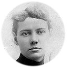 Suddigt foto av Nellie Bly