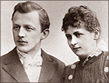 Porträttbild av Hugo och Melitta Bentz 1897