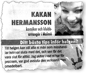 Tidningsklipp