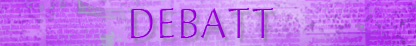 Logotype: DEBATT