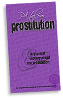 Omslag till broschyren På tal om prostitution