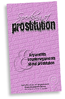 Omslag till broschyren Speaking if prostitution
