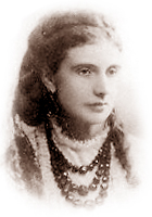 Porträttfoto av en allvarlig Josephine Butler
