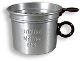 Foto av den första Melitta-tratten